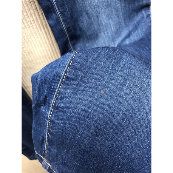 VIP Juniors Jeggings Size 13/31 Distressed Zip Triple Button Closure - Picture 5 of 16